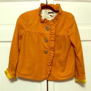J Crew orange wool “blazer”. Worn twice.